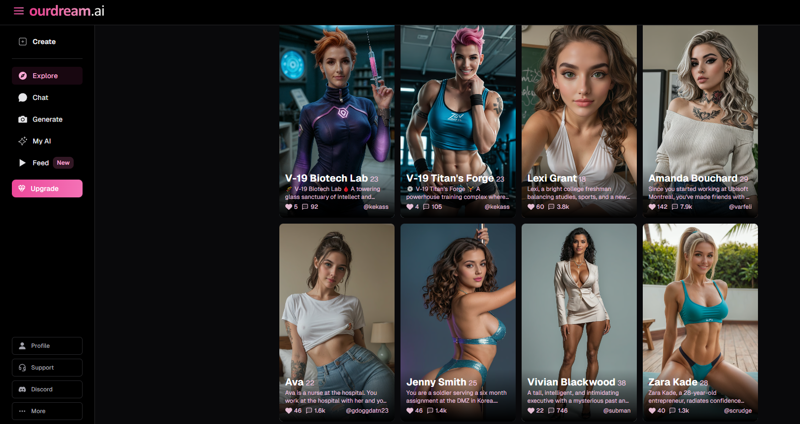 A final, stunning photorealistic portrait of an AI-generated model from Our Dream AI, demonstrating the platform's high-quality output.