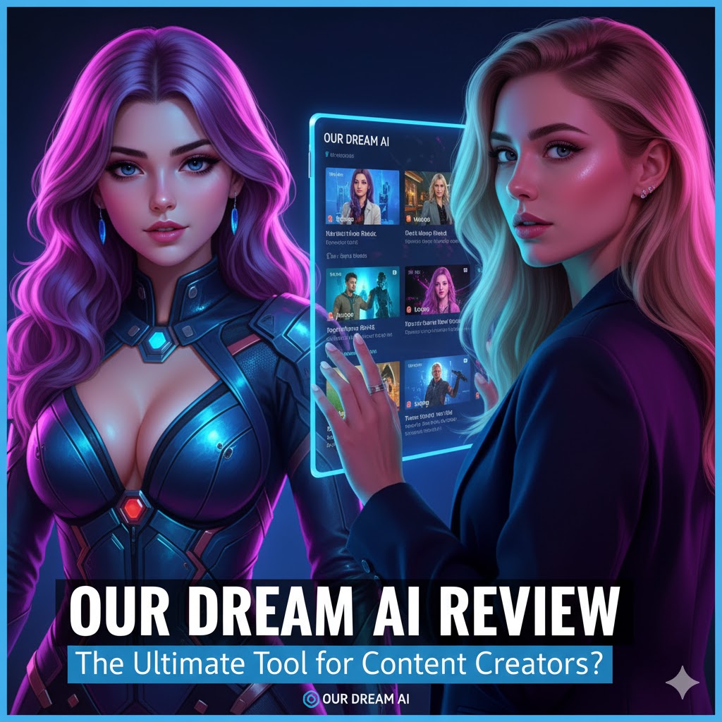Our Dream AI Review banner image showing futuristic AI concepts.